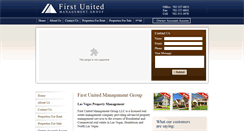 Desktop Screenshot of firstunitedmanagement.com